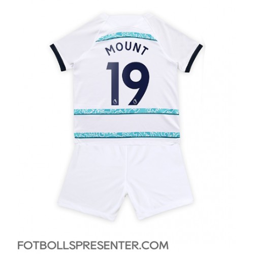 Chelsea Mason Mount #19 Bortatröja Barn 2022-23 Kortärmad (+ korta byxor)